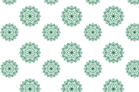 Beauty Green Mandala Patterns Vector: A Versatile Design Resource for Modern Creators