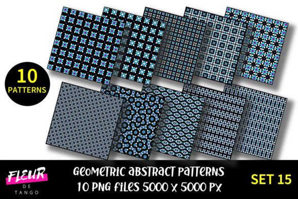 Geometric Patterns Digital Paper Set 15