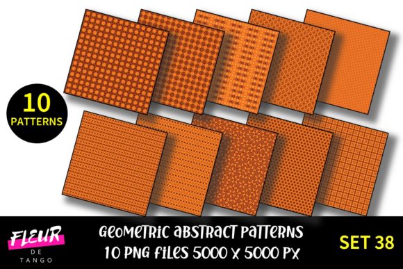 Geometric Patterns Digital Paper Set 38: A Creative Resource for Every Project