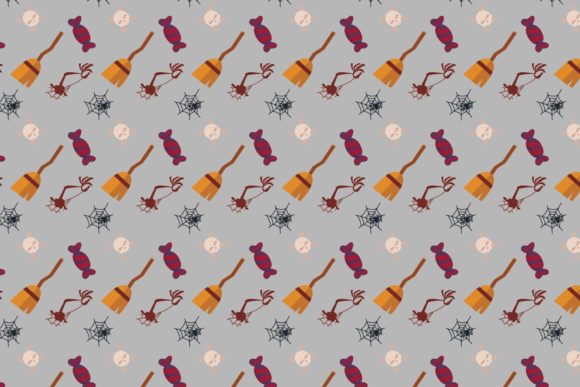 Halloween Patterns Icon-046: A Versatile Design Resource for Creators