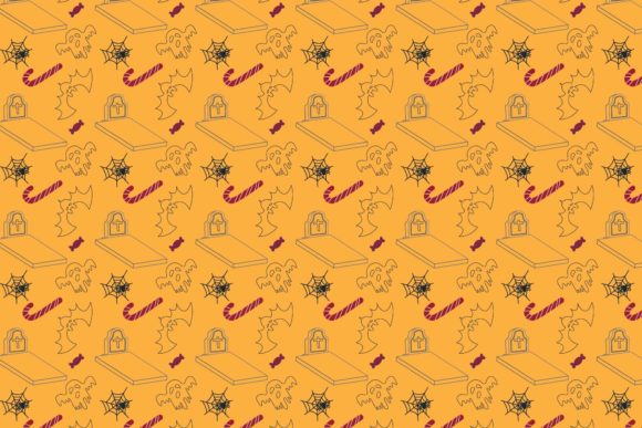 Halloween Patterns Icon-076: A Versatile Design Resource for Creative Projects